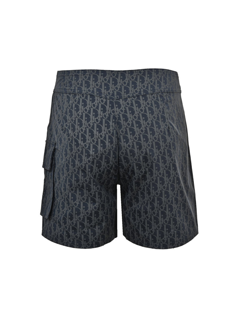 Dior Navy Denim Cargo Shorts view