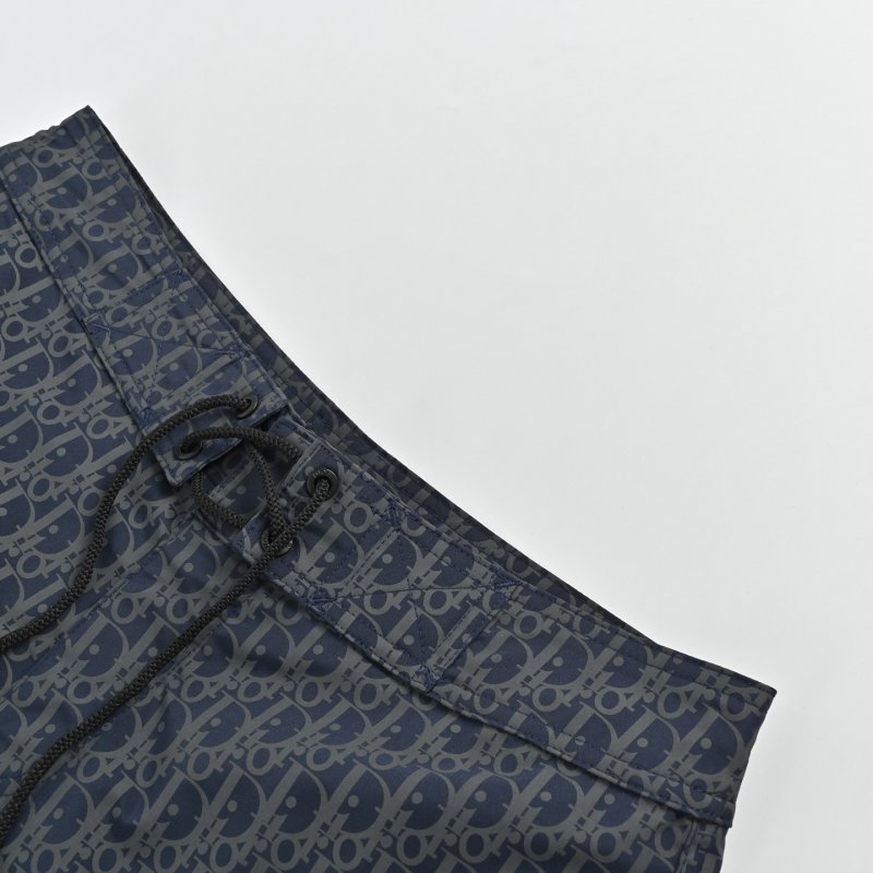 Dior Navy Denim Cargo Shorts view