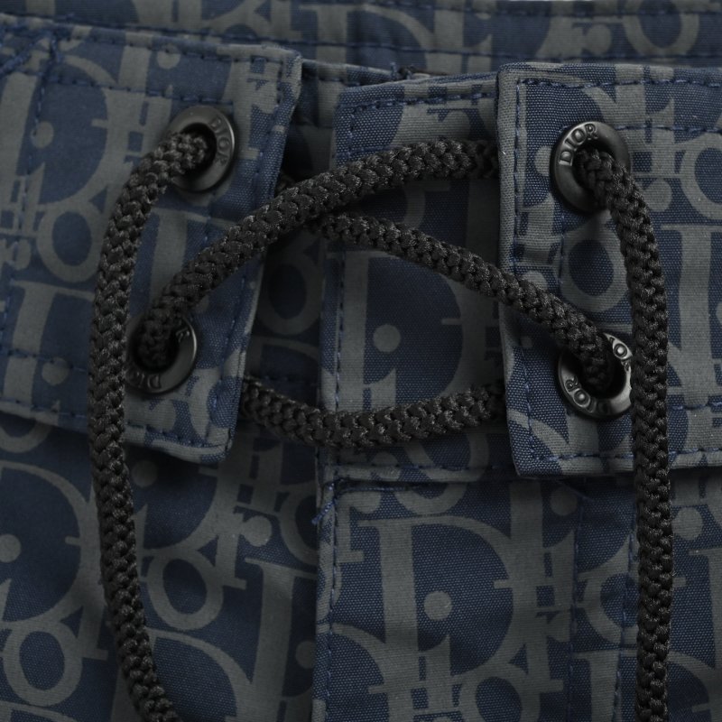 Dior Navy Denim Cargo Shorts view