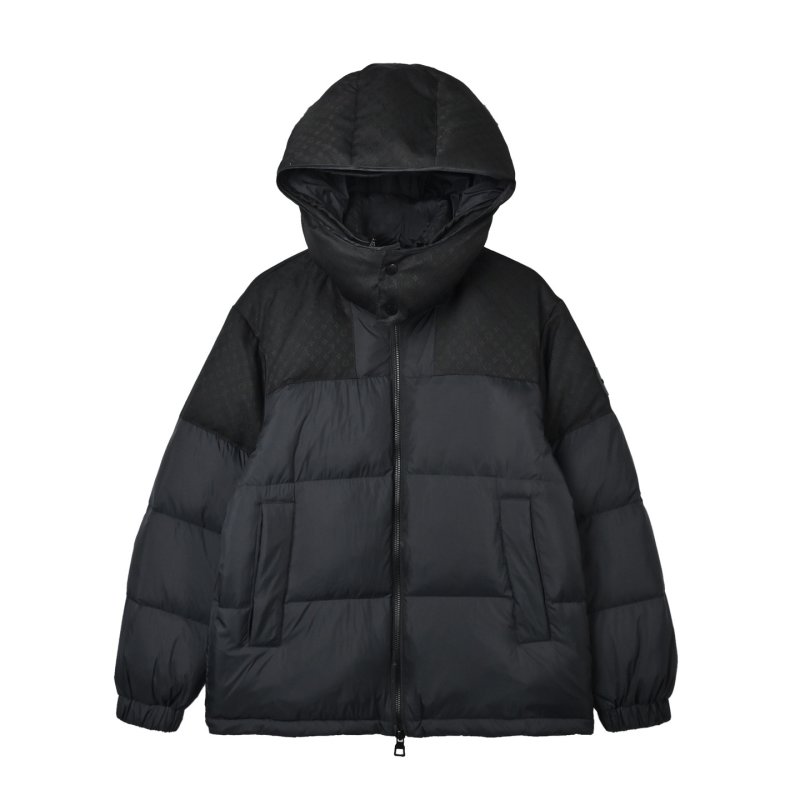 Louis Vuitton Monogram Embossed Black Down Jacket view