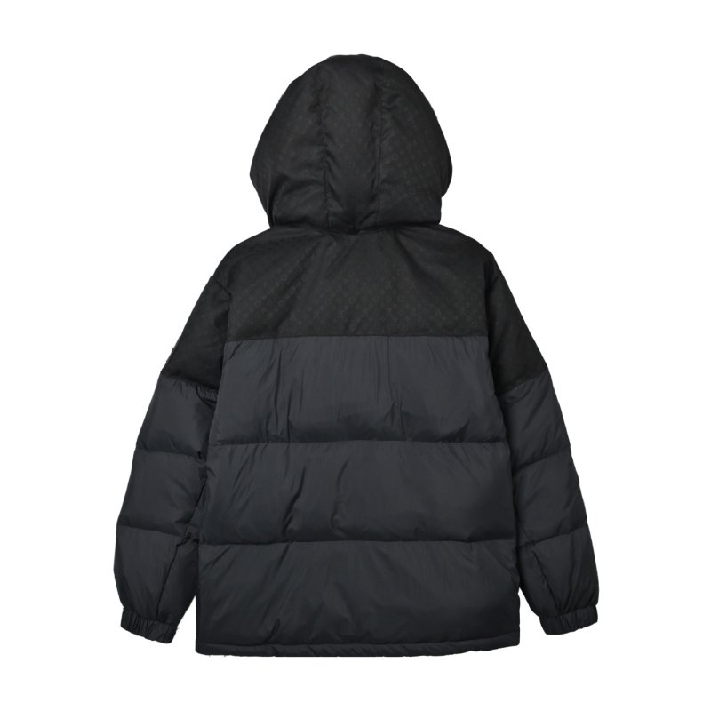 Louis Vuitton Monogram Embossed Black Down Jacket view