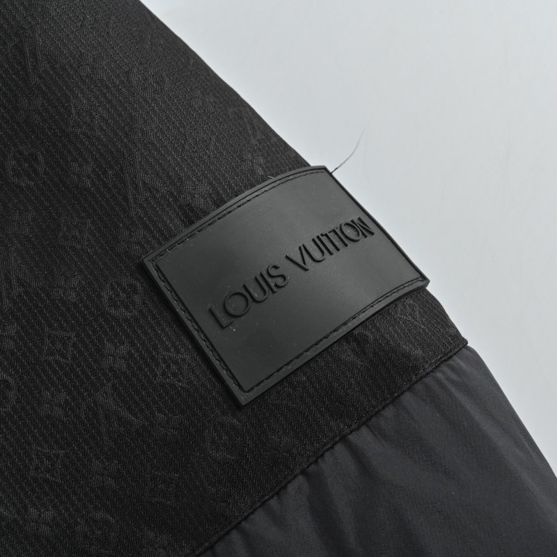 Louis Vuitton Monogram Embossed Black Down Jacket view