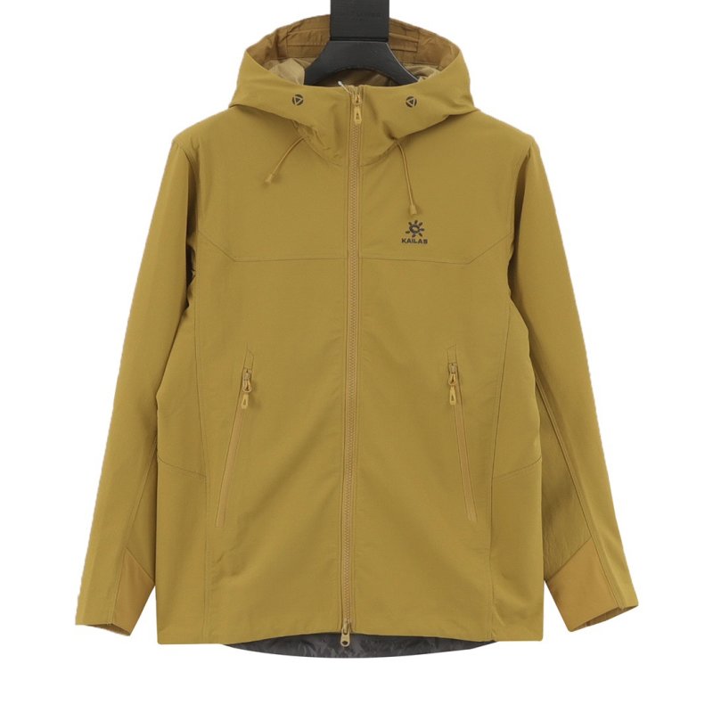 Kailas M8 Hooded Softshell Windbreaker Jacket Mustard