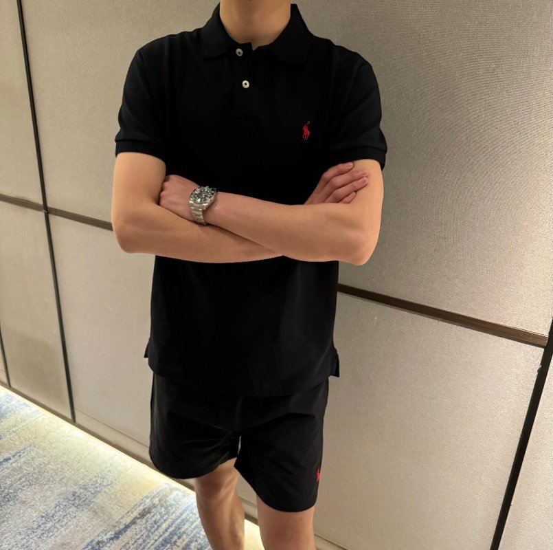 Polo Ralph Lauren Black Short-Sleeve Polo Shirt view