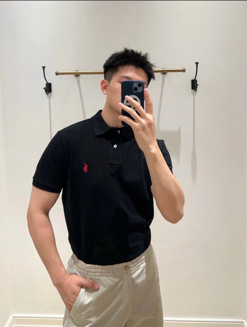 Polo Ralph Lauren Black Short-Sleeve Polo Shirt view