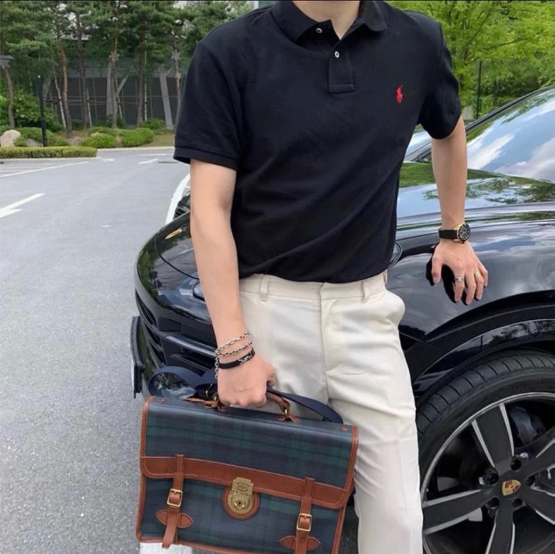 Polo Ralph Lauren Black Short-Sleeve Polo Shirt view