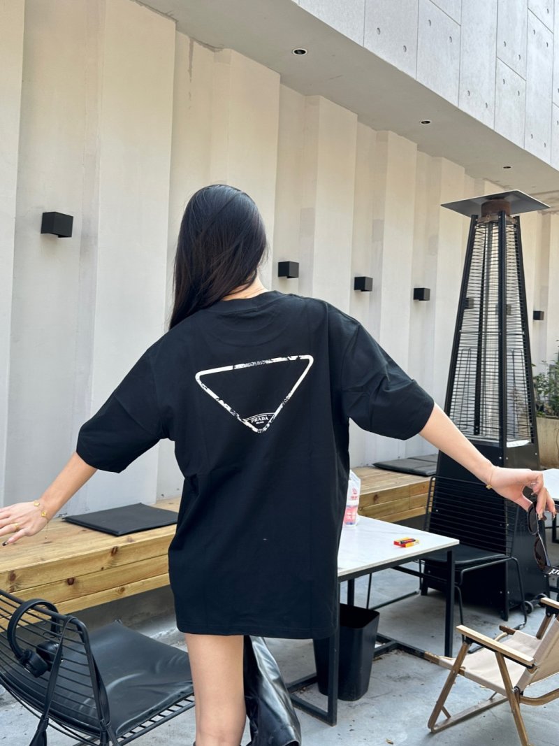 Prada Milano Black Short Sleeve T-Shirt view