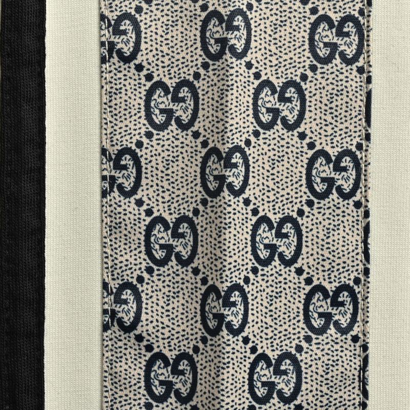 Black Shorts with Monogram Side Stripe view