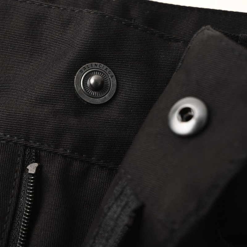 Loewe Black Cargo Pants with Knee Cutouts view