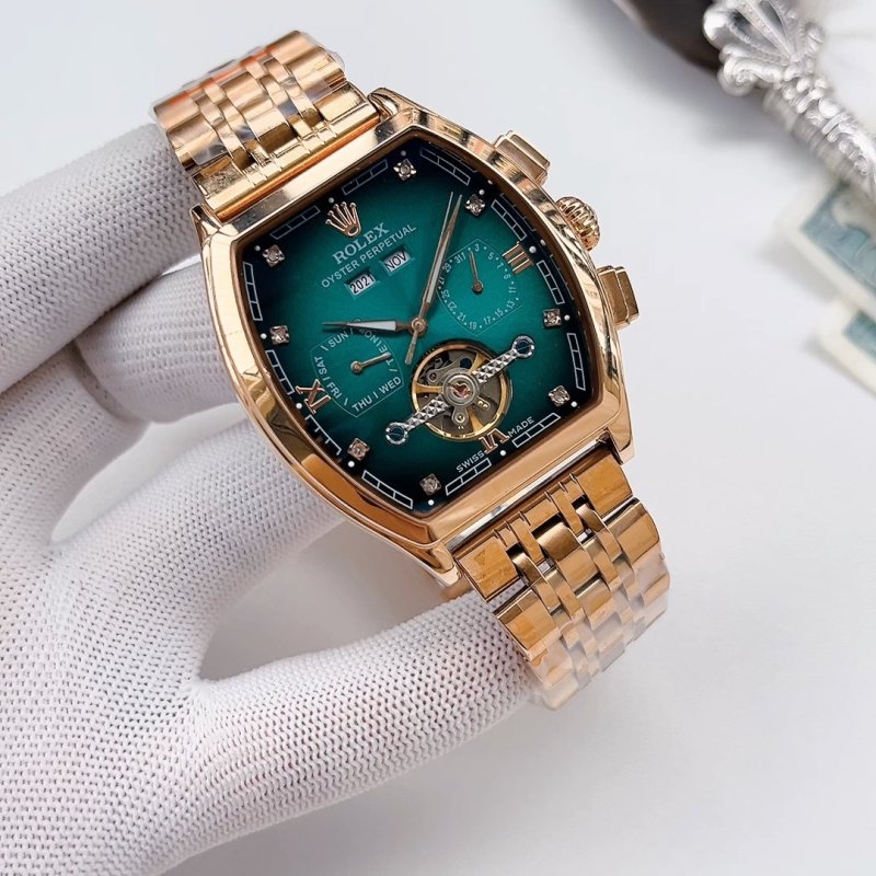 Rolex Daytona Teal Dial Rose Gold Tourbillon Watch