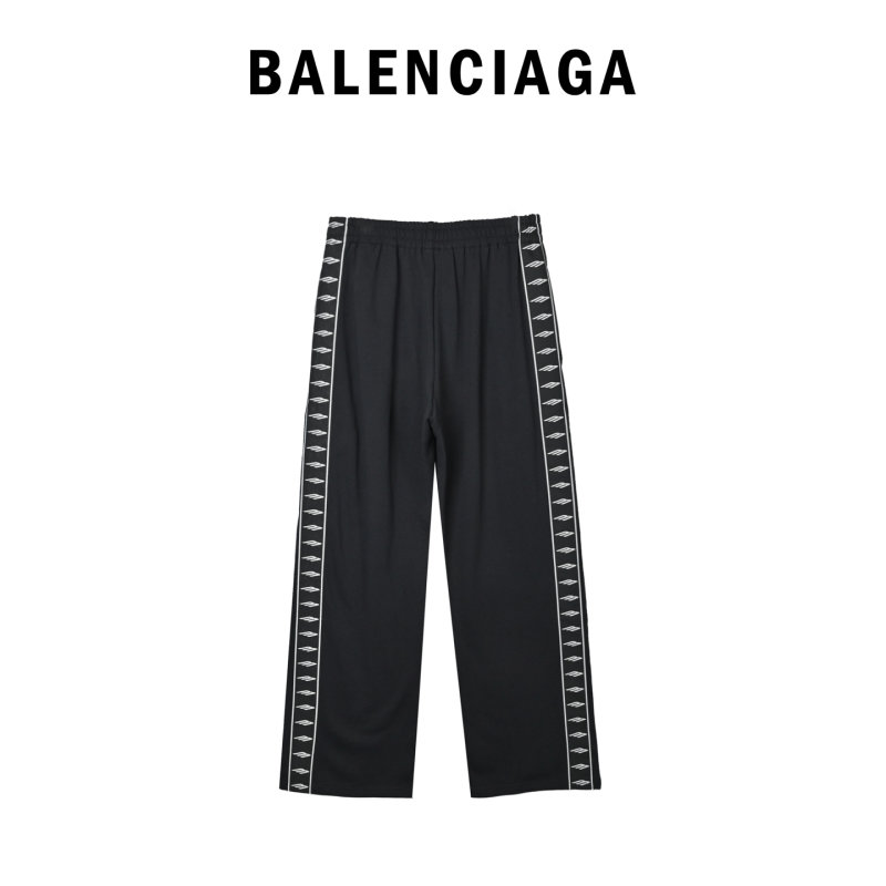 Essentials Black Taped Track Pants view