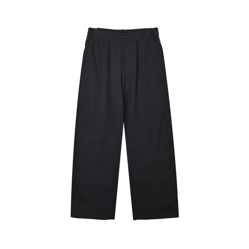 Essentials Black Taped Track Pants view
