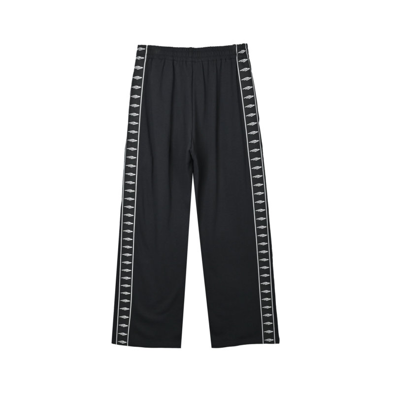 Essentials Black Taped Track Pants view
