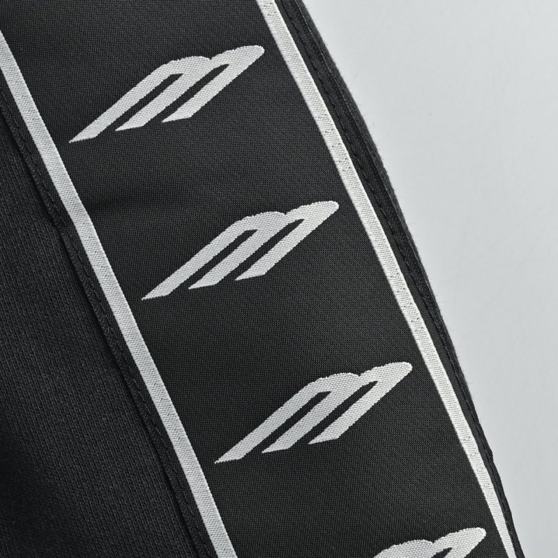 Essentials Black Taped Track Pants view