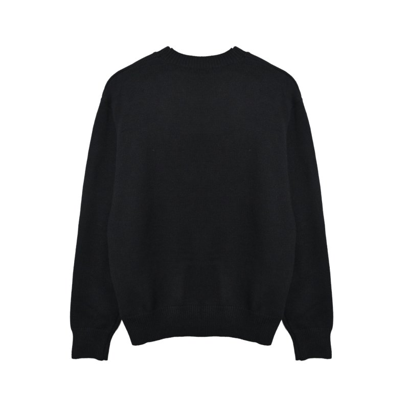 Fendi Black Double FF Embroidered Crewneck Sweater view