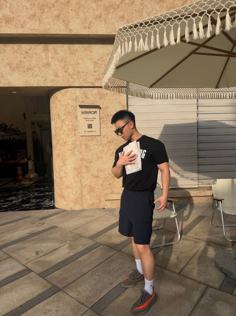 Stone Island Navy Cargo Shorts view
