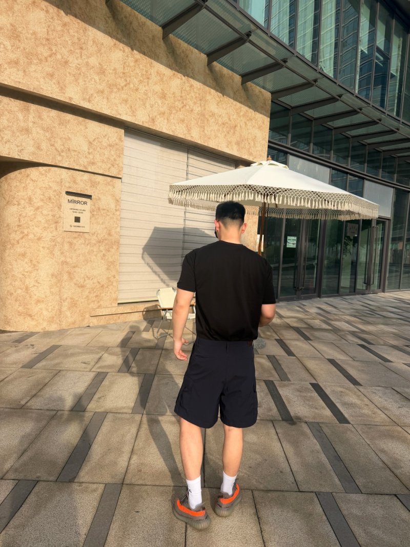Stone Island Navy Cargo Shorts view