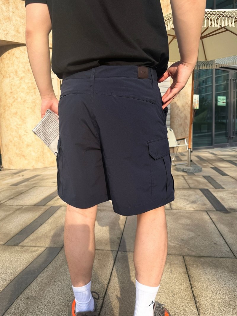 Stone Island Navy Cargo Shorts view