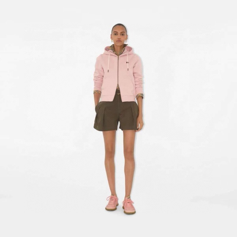 Burberry Pink Zip Hoodie view