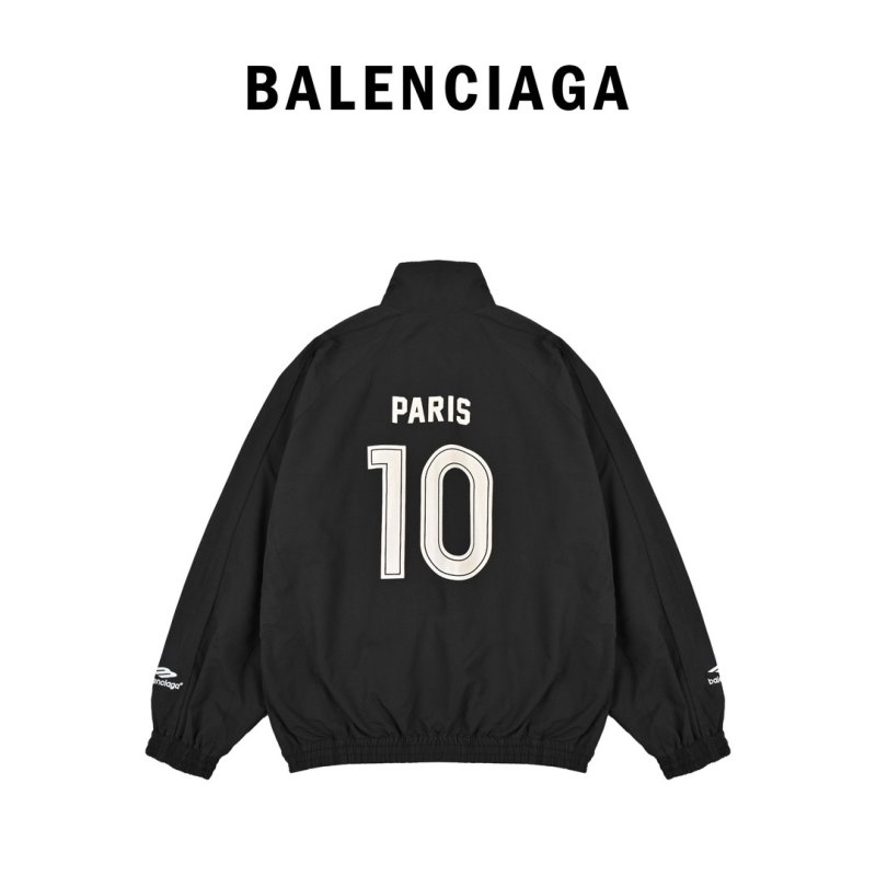 Balenciaga Black Logo Windbreaker Jacket view