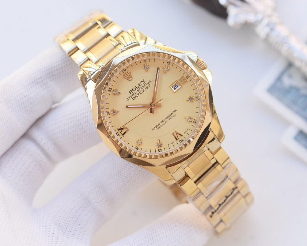 Rolex Datejust Two-Tone Black Dial Men's Watch 41mm view