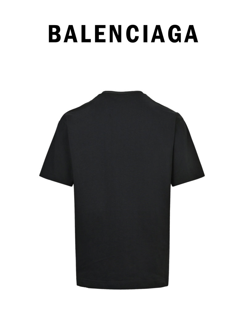 Balenciaga Mode Black Logo T-Shirt view