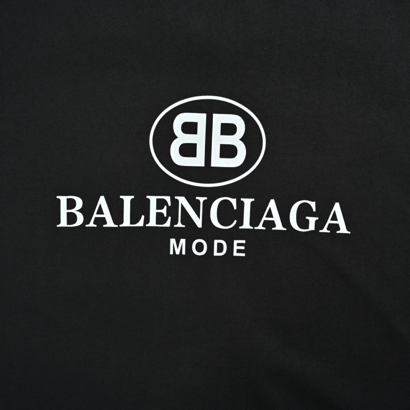 Balenciaga Mode Black Logo T-Shirt view