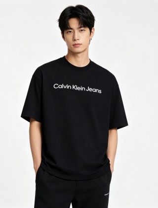 Calvin Klein Jeans Black Logo T-Shirt view 2