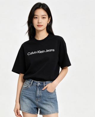 Calvin Klein Jeans Black Logo T-Shirt view 4
