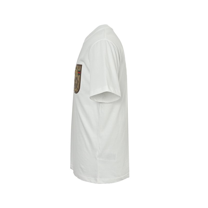 Gucci White Pocket T-Shirt with Monogram Patch view