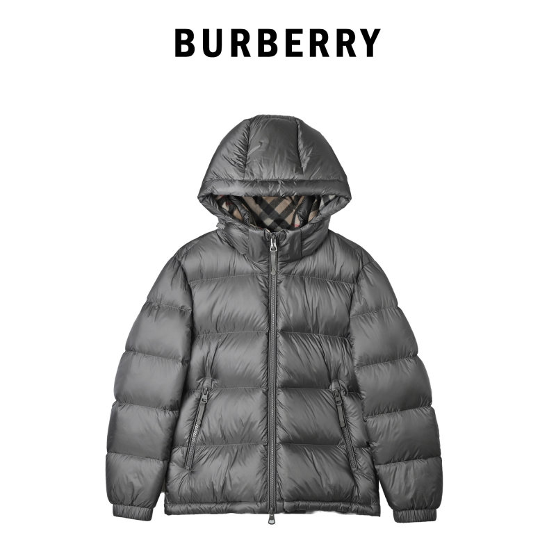 Women's Charcoal Puffer Down Jacket view