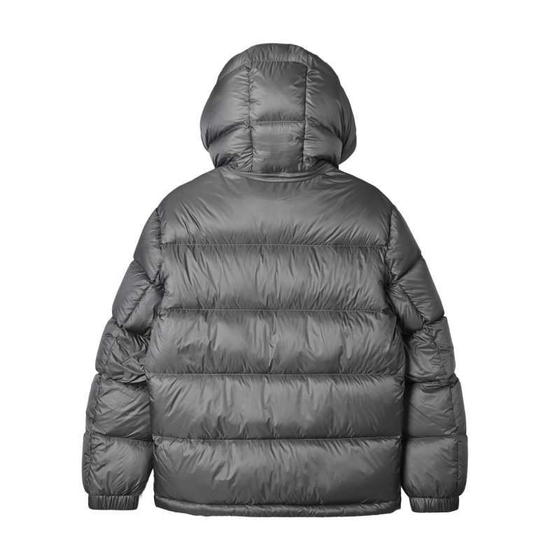 Women's Charcoal Puffer Down Jacket view