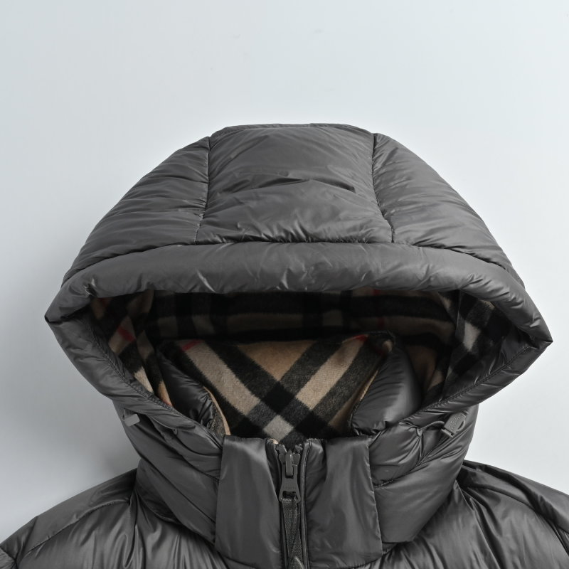 Women's Charcoal Puffer Down Jacket view