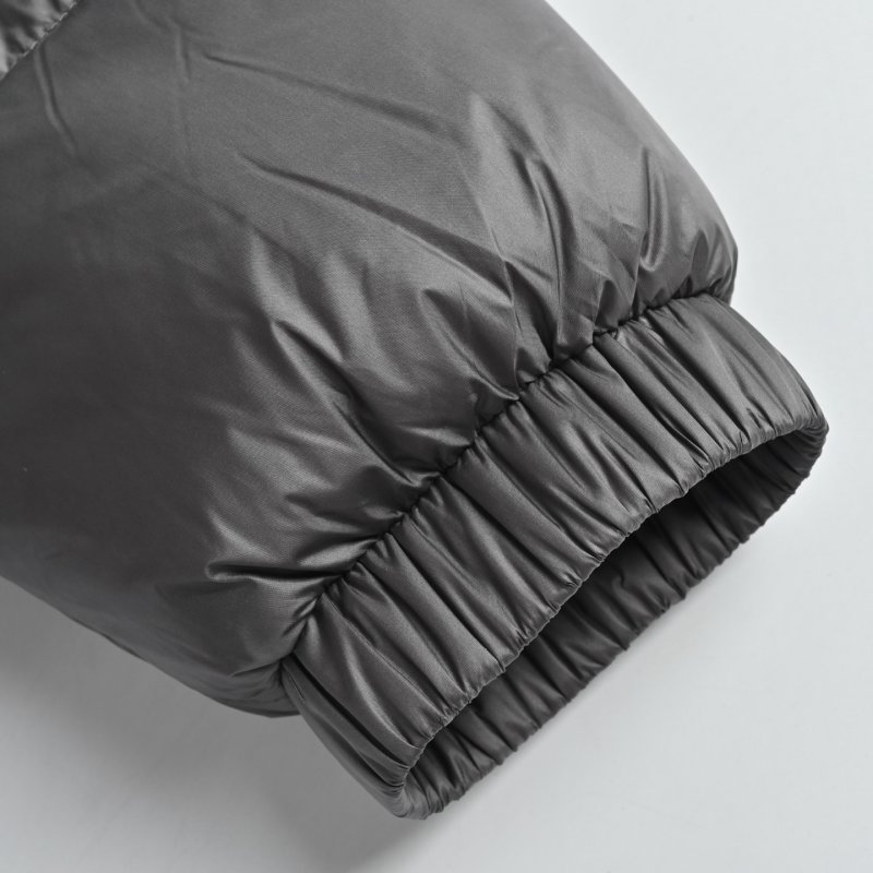 Women's Charcoal Puffer Down Jacket view