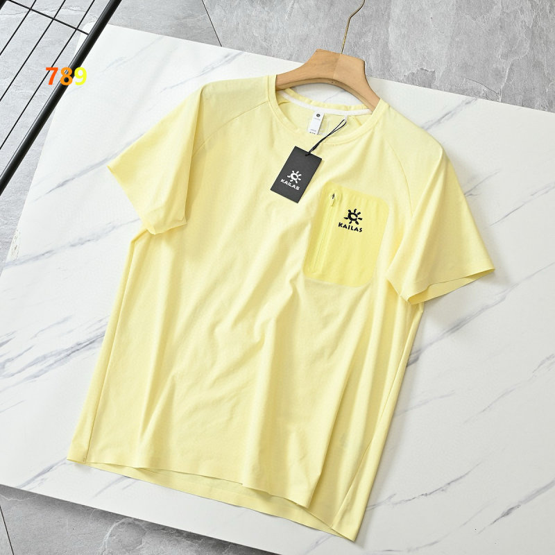 Kailas Teal Crew Neck Moisture-Wicking T-Shirt view