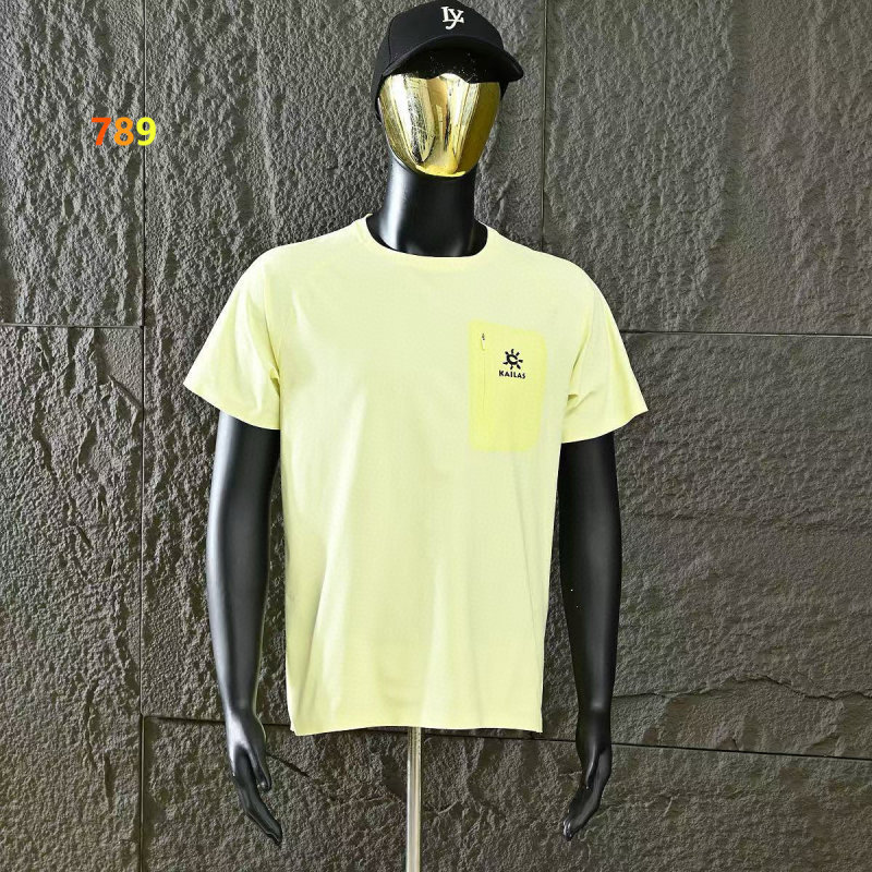 Kailas Teal Crew Neck Moisture-Wicking T-Shirt view