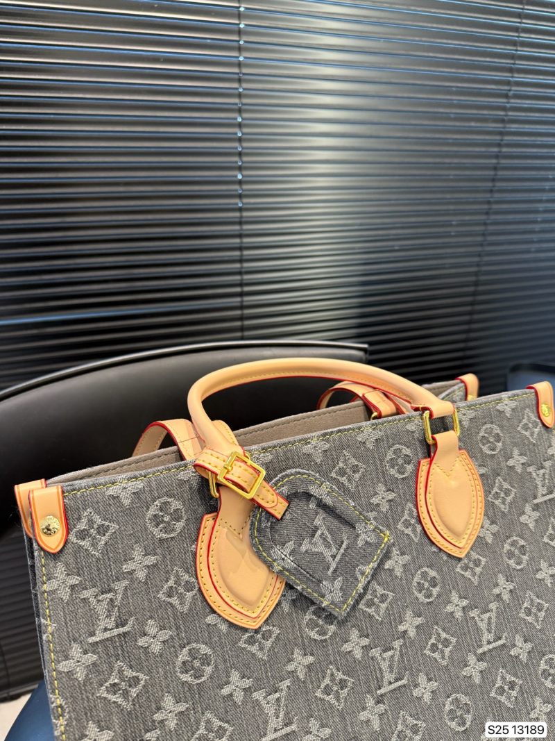 Louis Vuitton Monogram Print Tote Bag Grey view