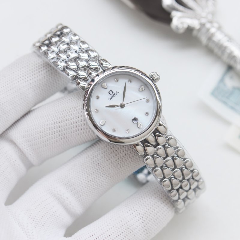 Omega Women's Silver Quartz Watch 28mm view