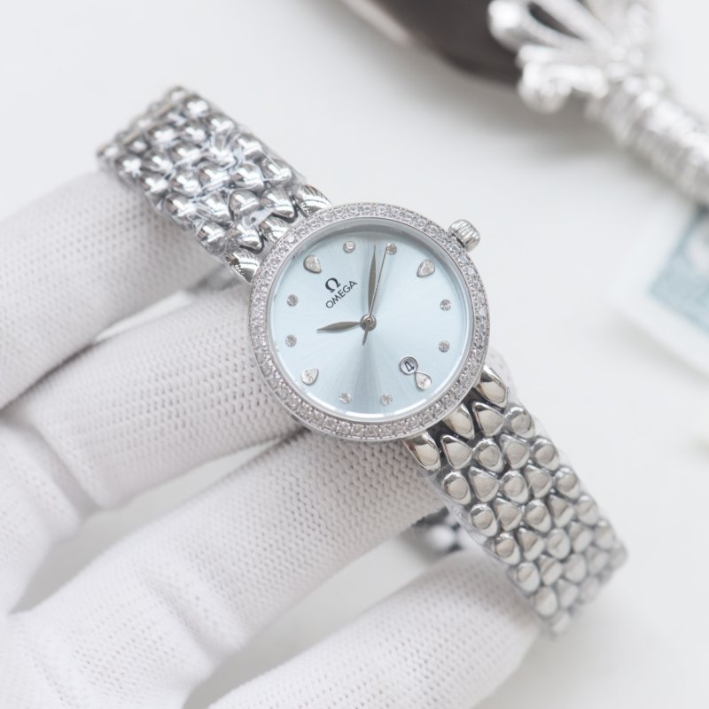 Omega Women's Silver Quartz Watch 28mm view