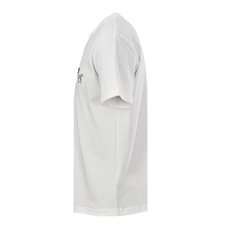 Louis Vuitton L.V.M. Animal Embroidery Short Sleeve T-Shirt White view
