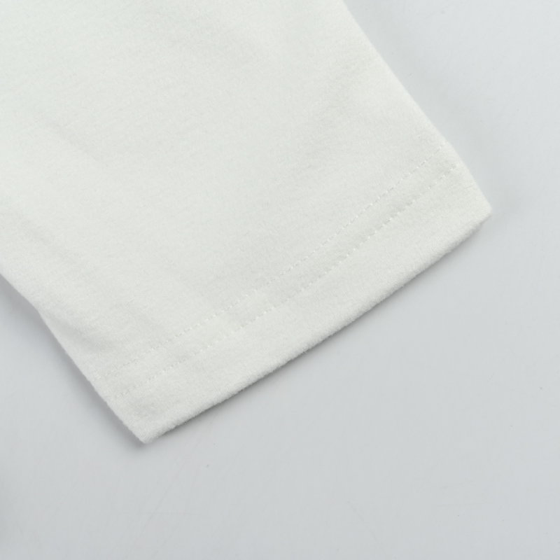 Burberry White Long Sleeve Mock Neck T-Shirt view