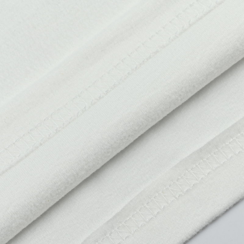Burberry White Long Sleeve Mock Neck T-Shirt view