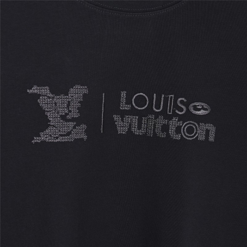 Louis Vuitton Black Monogram Logo T-Shirt view