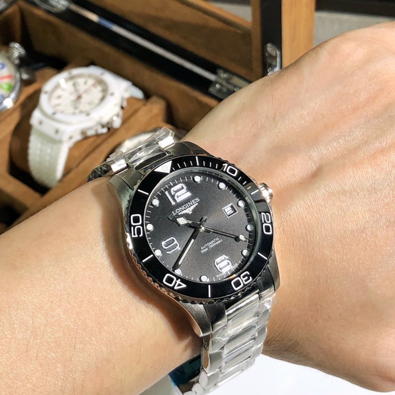 Longines Conquest Green Dial Automatic Steel Watch 40mm view