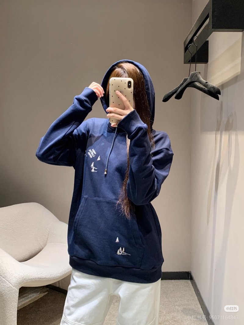 Louis Vuitton Navy Embroidered Hoodie view