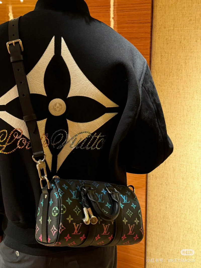 Louis Vuitton Speedy Monogram Multicolore Black Handbag view