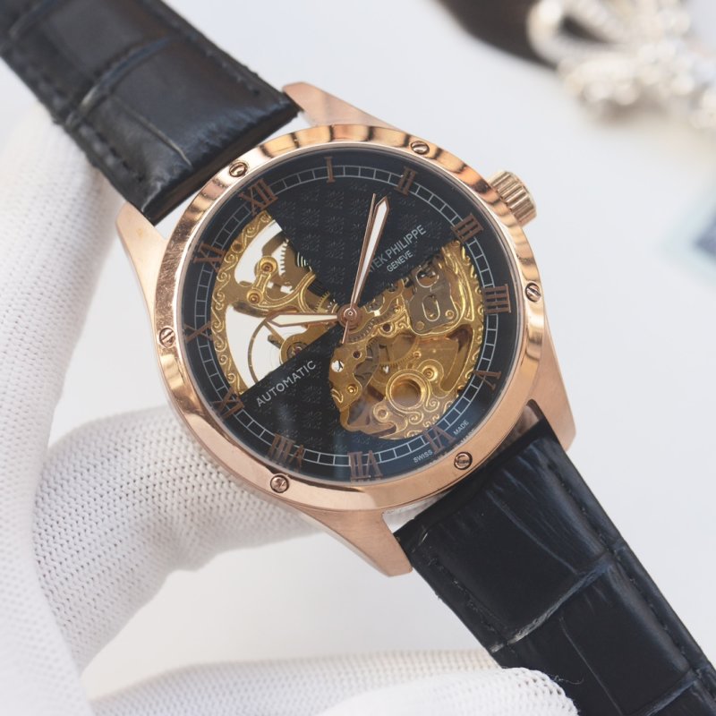Patek Philippe Skeleton Automatic Rose Gold Men's Watch 42mm view