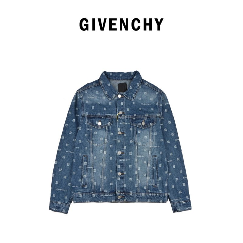 Vintage Wash Denim Jacket Blue