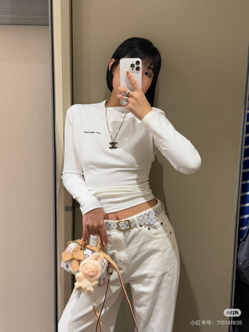 Louis Vuitton Multicolor Monogram Canvas Handbag White view