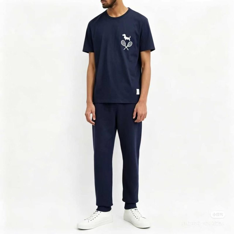 Navy Graphic Logo Short Sleeve T-Shirt view